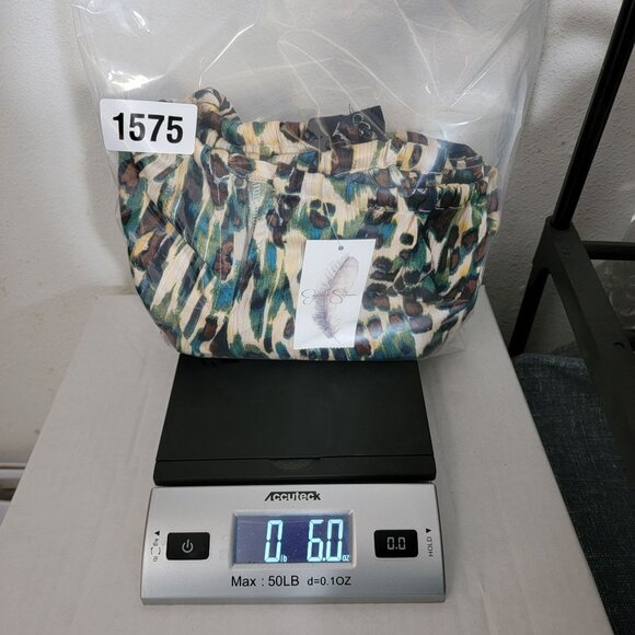 Jessica Simpson Tunic Top Sz XL Long sleeve Layla Cheetah Ferns Print NWT - Picture 15 of 15